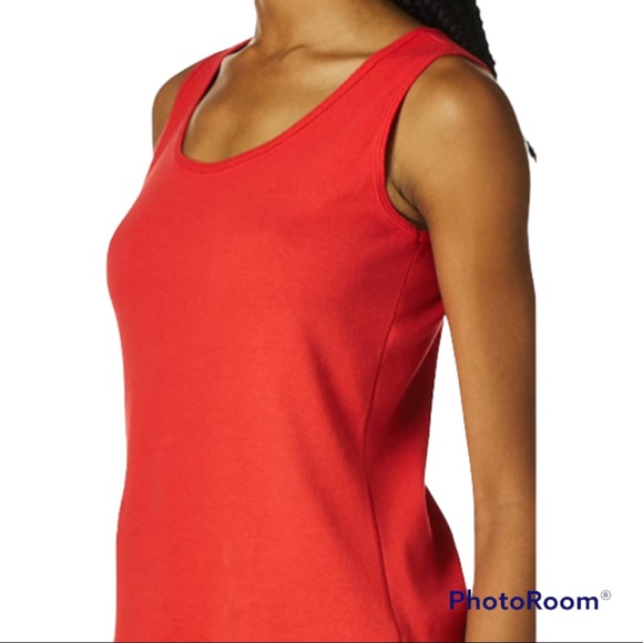 Preview International Nordstrom Red Tank Top. - Picture 3 of 3